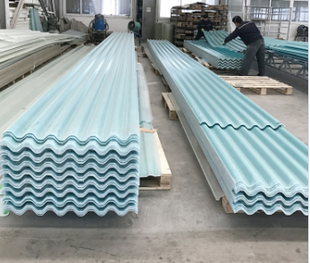 Fiberglass Roof Panels With High Light Transmittance